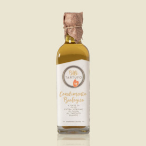 Condimento Biologico a base di Olio Extra Vergine di Oliva al Tartufo Bianco